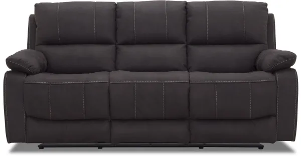 HAGA Texas 3 hlö recliner-sohva - harmaa kangas