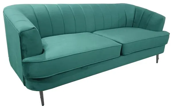 Homeville Andria 3 hengen samettivihreä 200x89x79cm