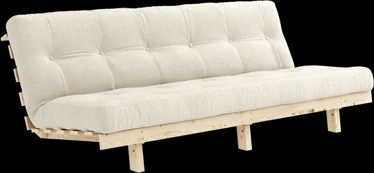Karup Design Lean Vuodesohva Alpha-patjalla 130x200 Pellava/Raw