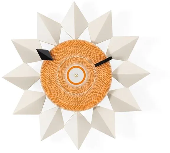 Vitra Diamond Markers Clock Valkoinen